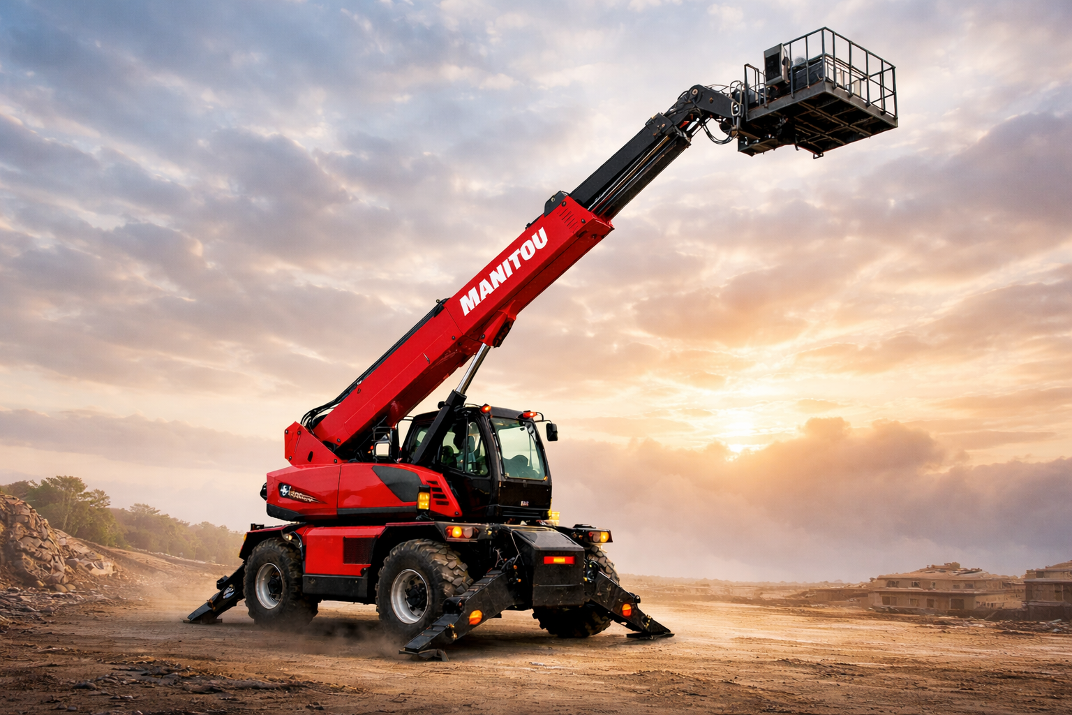 İzmir Manitou kiralama hizmeti telehandler aracı